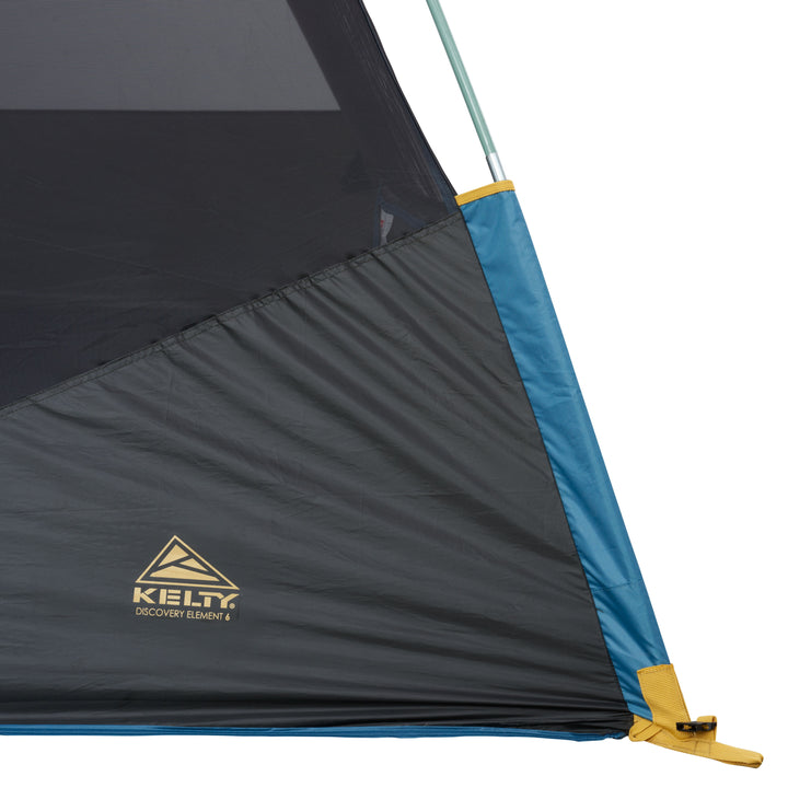 Kelty Discovery Element 6-Person Tent  Iceberg Green/Agean Blue