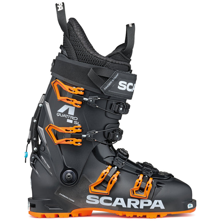 Scarpa Quattro SL Alpine Touring Ski Boots 2027 Black/Orange