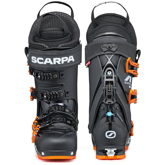 Scarpa Quattro SL Alpine Touring Ski Boots 2027 Black/Orange