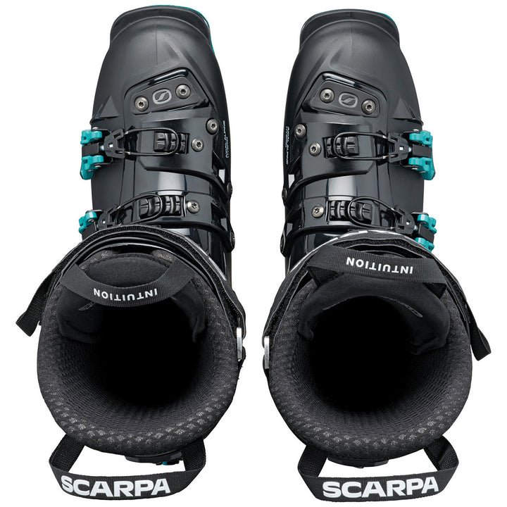 Scarpa Quattro SL Alpine Touring Ski Boots - Women's 2027 Black/Lagoon