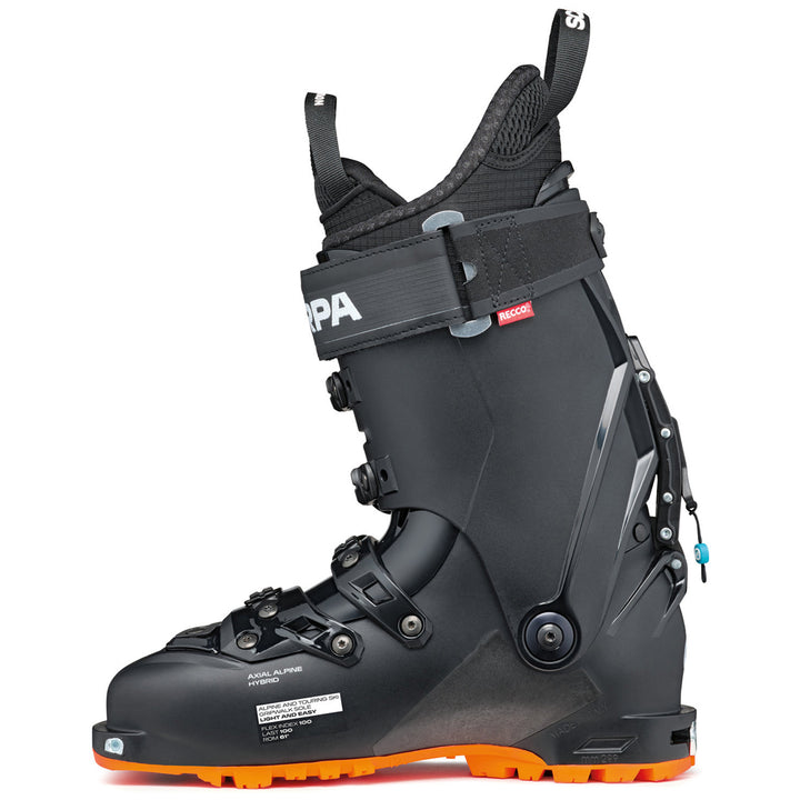 Scarpa Quattro SL Alpine Touring Ski Boots 2027 Black/Orange