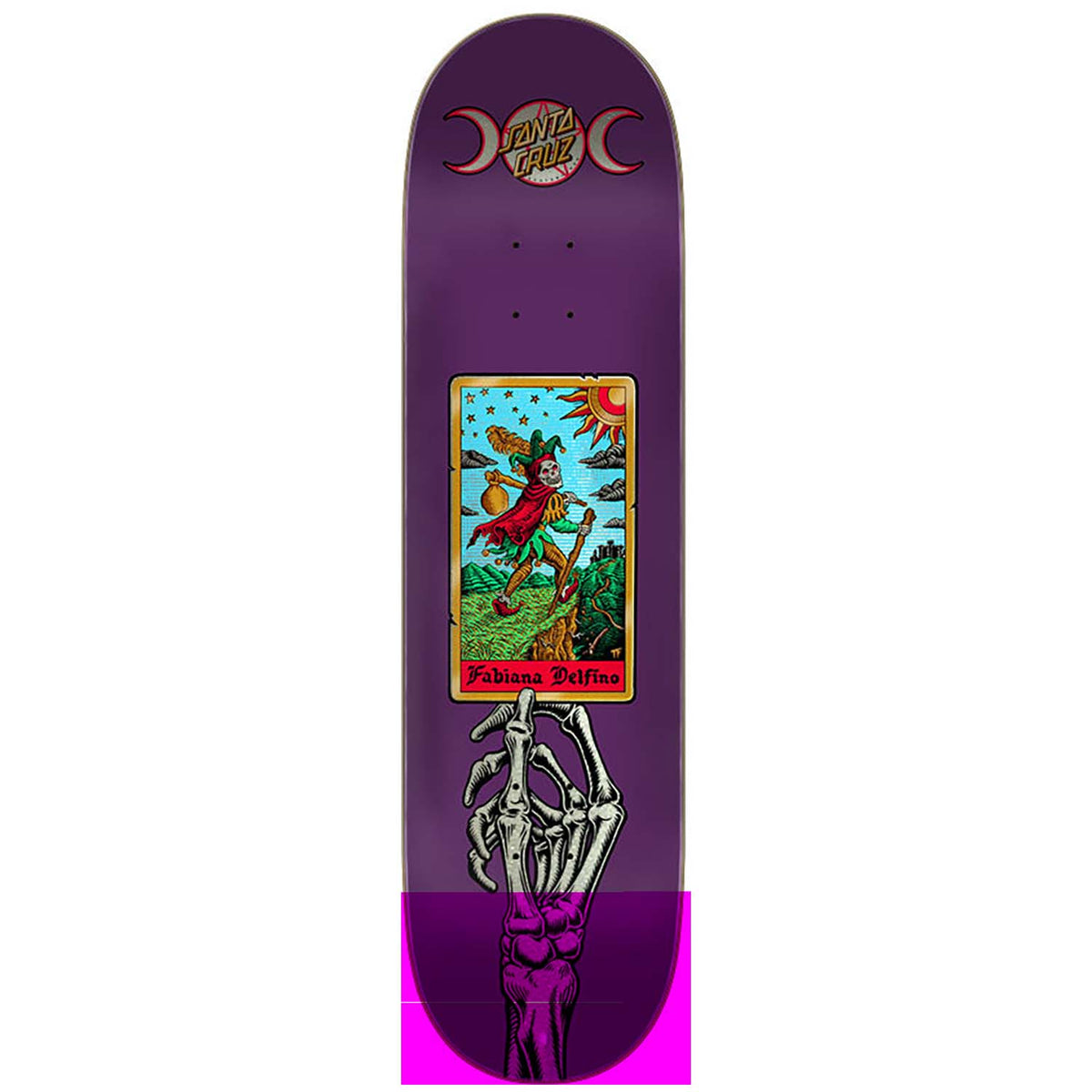 Santa Cruz Delfino Tarot VX Deck 8.25 Skateboard Deck