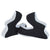 Troy Lee Designs D3 Cheekpad White