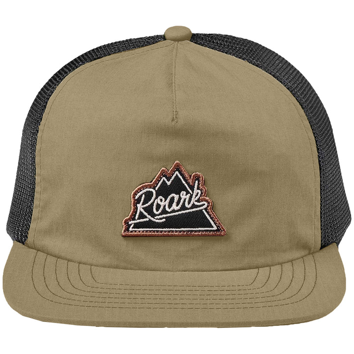 Roark Peaking Trucker Hat Army