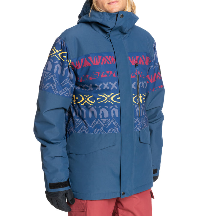 Quiksilver Mission Printed Block Jacket - Men's Golden Rod
