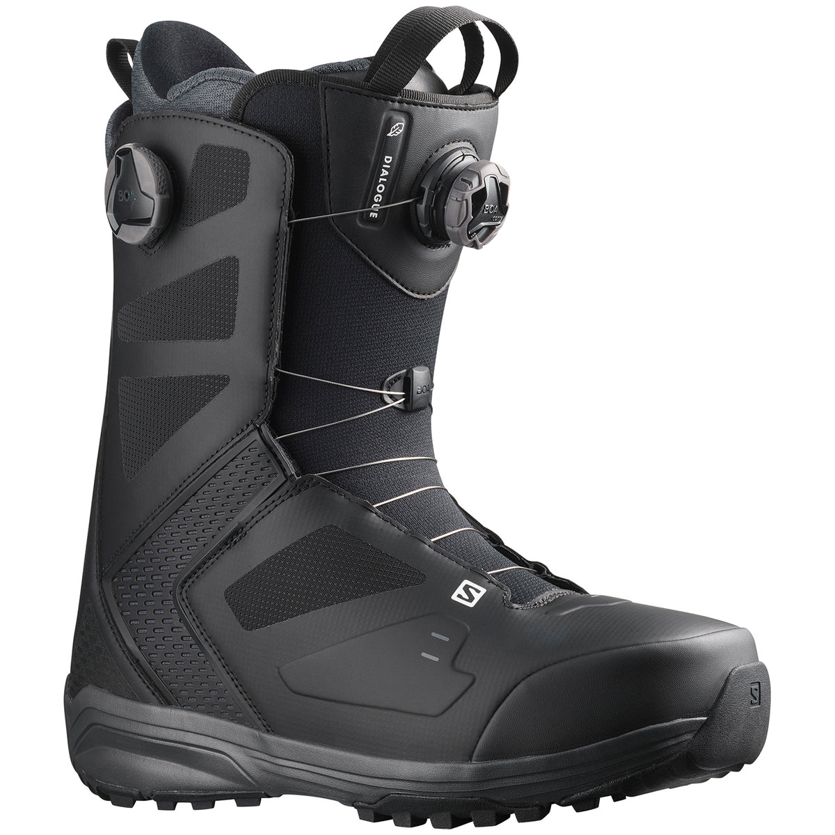 Salomon Dialogue Dual Boa Wide JP Snowboard Boots 2023 Black
