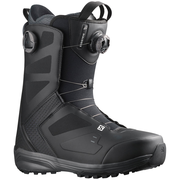 Salomon Dialogue Dual Boa Wide JP Snowboard Boots 2023 Black