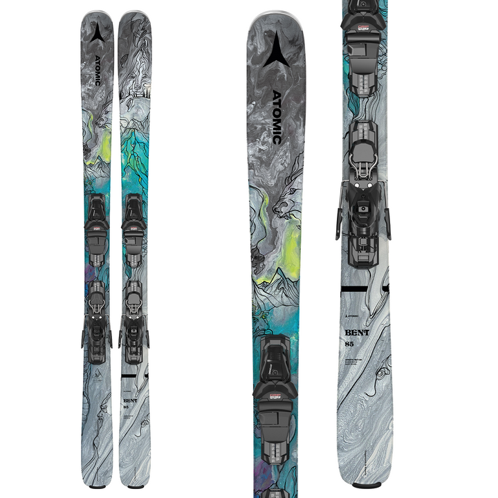 Atomic Bent 85 Skis + M10 GW Bindings 2023