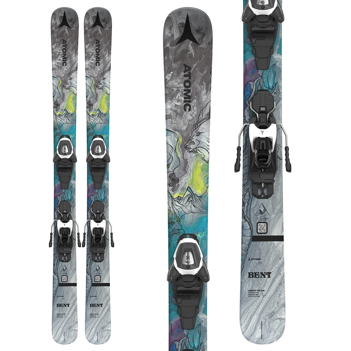 Atomic Bent Jr Skis + L 6 GW Bindings - Kids' 2023