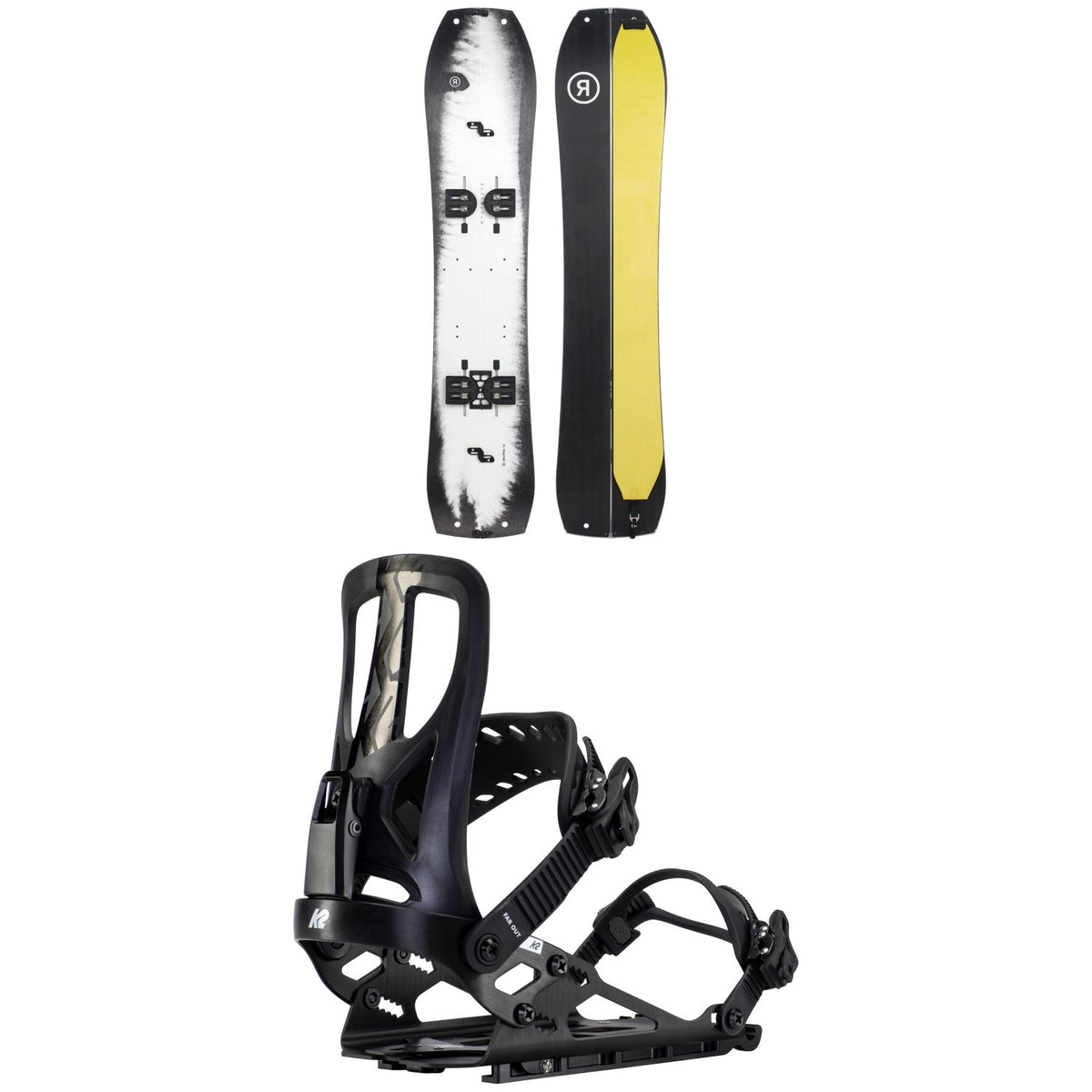 Ride Splitpig Splitboard + K2 Farout Splitboard Bindings 2022