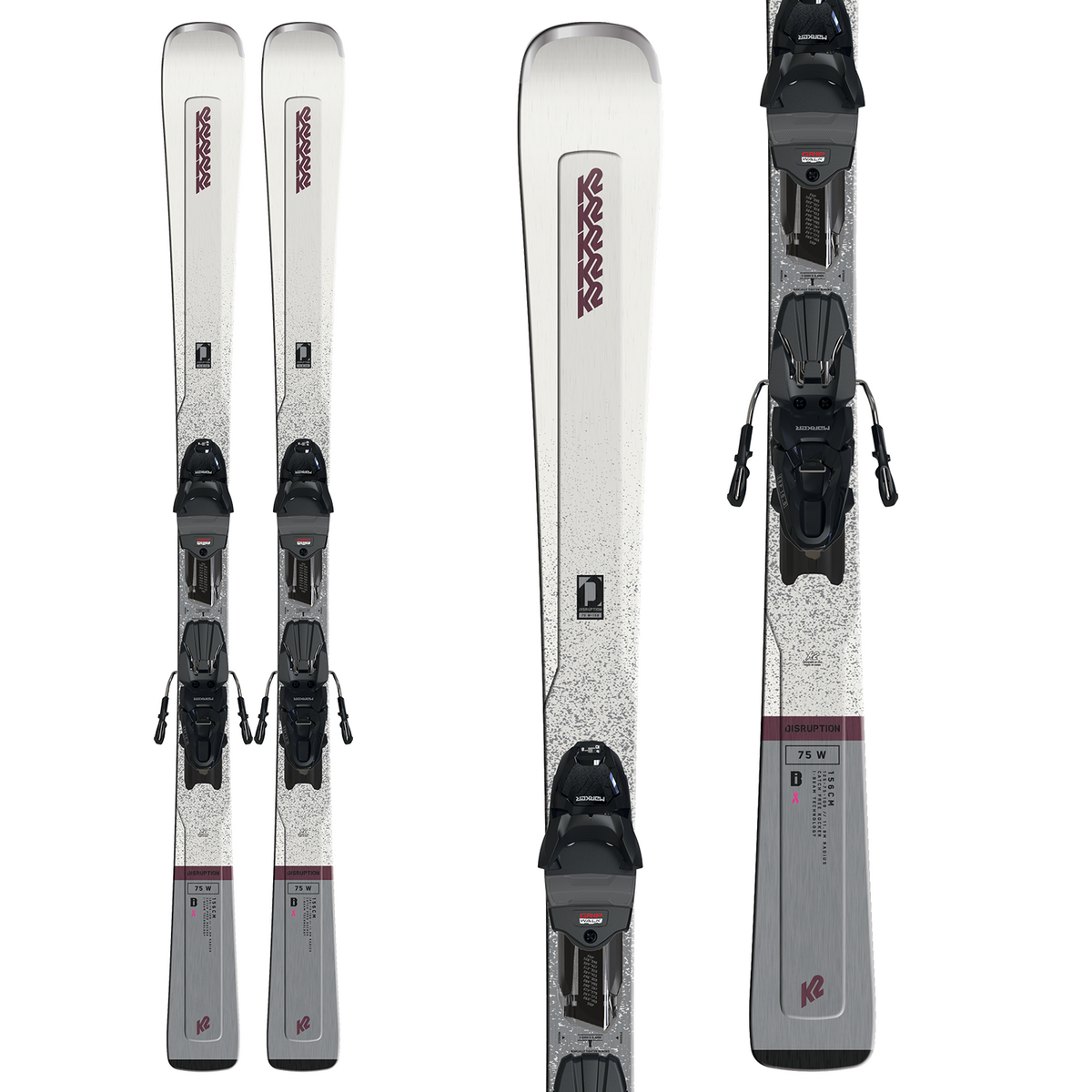 K2 Disruption 75 Skis + ERP 10 Bindings - Women's 2023