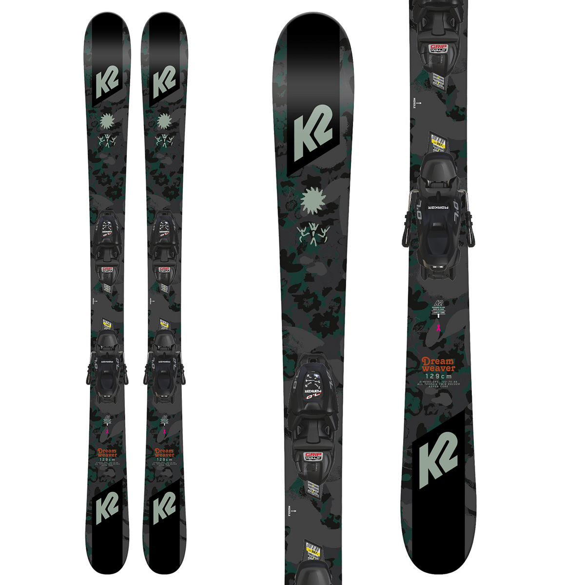 K2 Dreamweaver Skis + FDT 4.5 Bindings - Toddlers' 2023