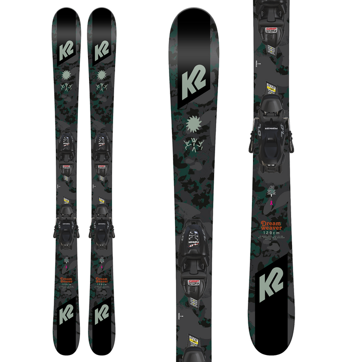 K2 Dreamweaver Skis + FDT 4.5 Bindings - Toddlers' 2023