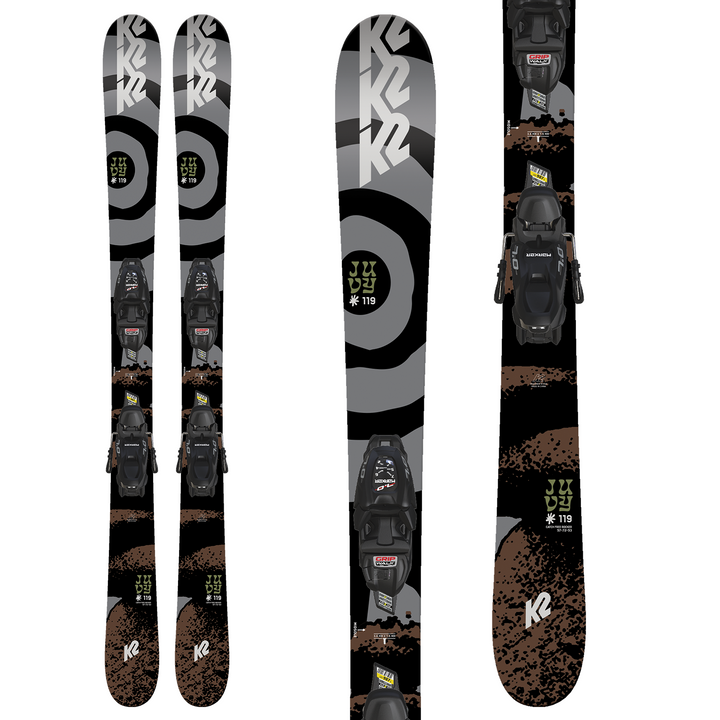 K2 Juvy Skis + FDT 4.5 Bindings - Toddlers' 2023