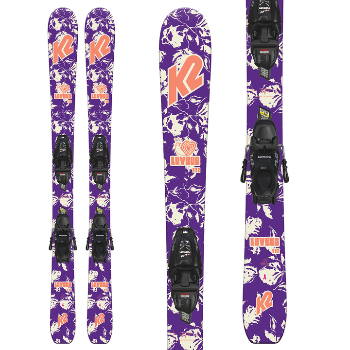 K2 Luv Bug Skis + FDT 7.0 Bindings - Kids' 2023