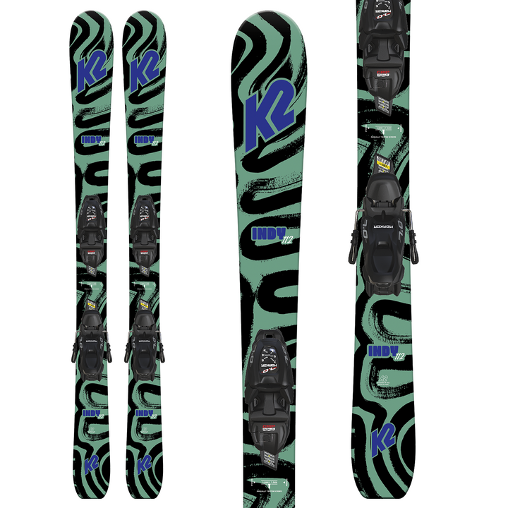 K2 Indy Skis + FDT 7.0 Bindings - Kids' 2023