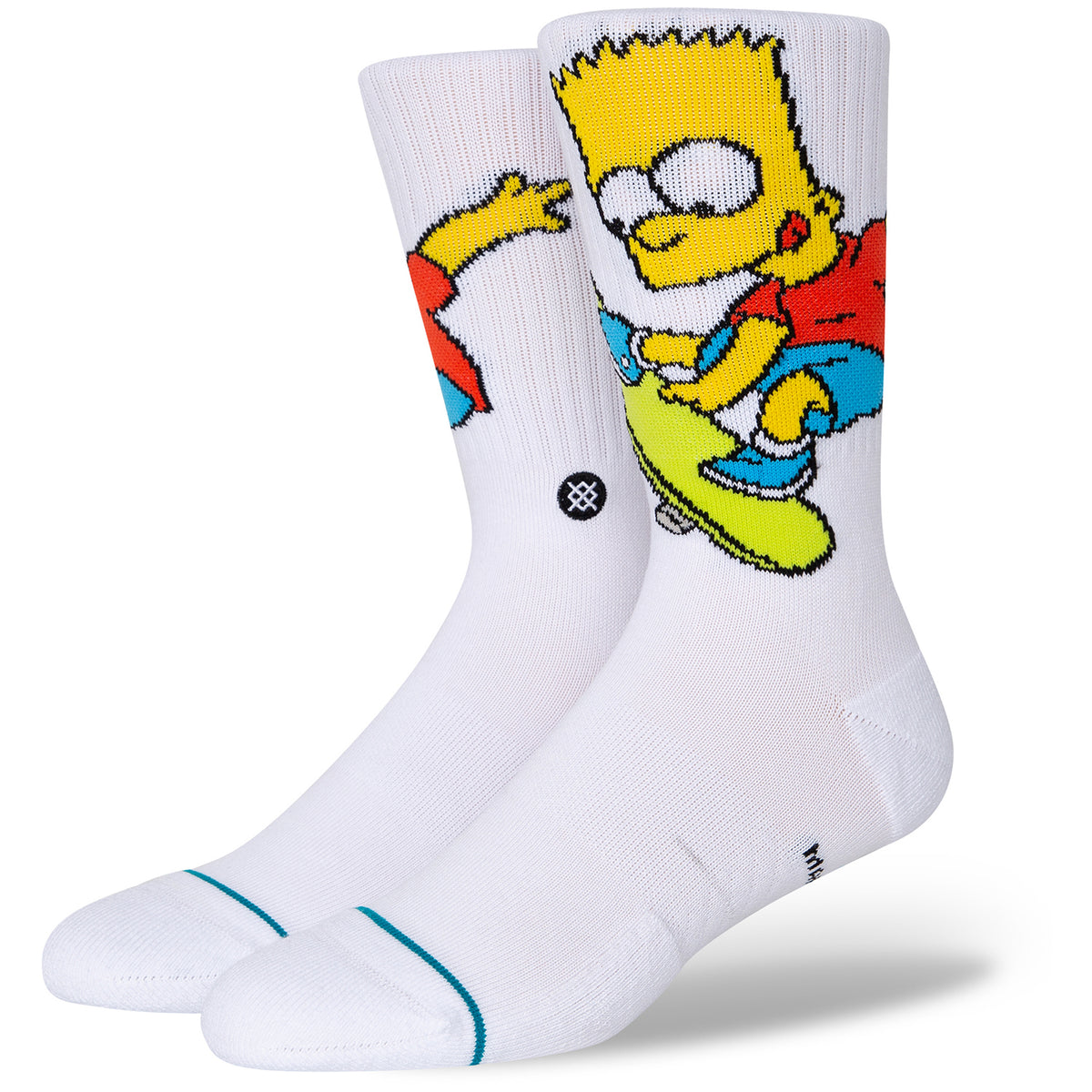 Stance Bart Simpson Socks White