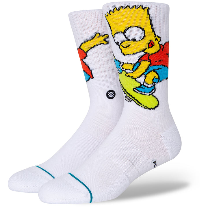 Stance Bart Simpson Socks White