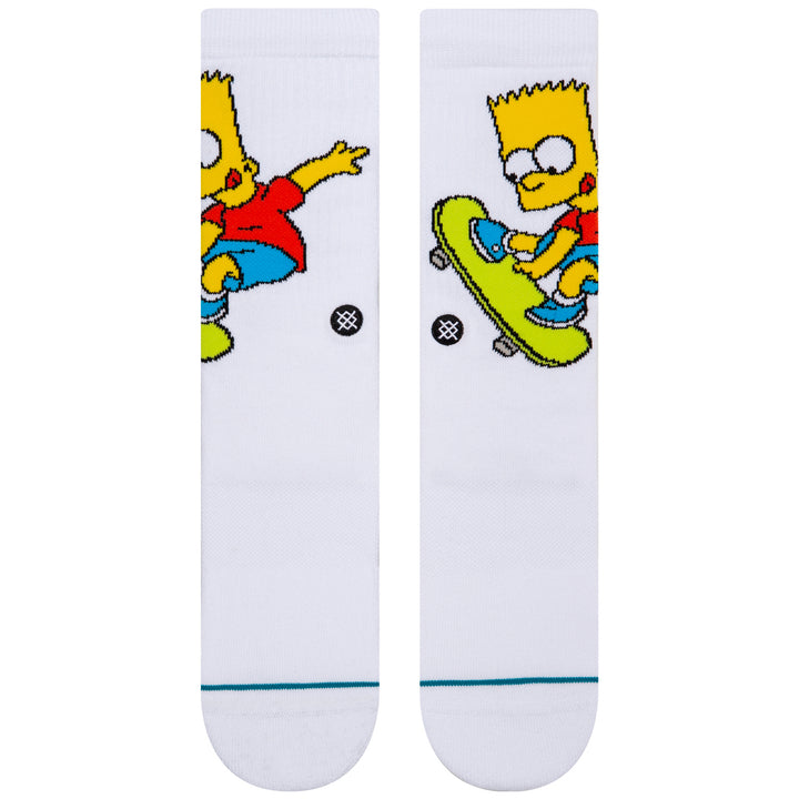 Stance Bart Simpson Socks White