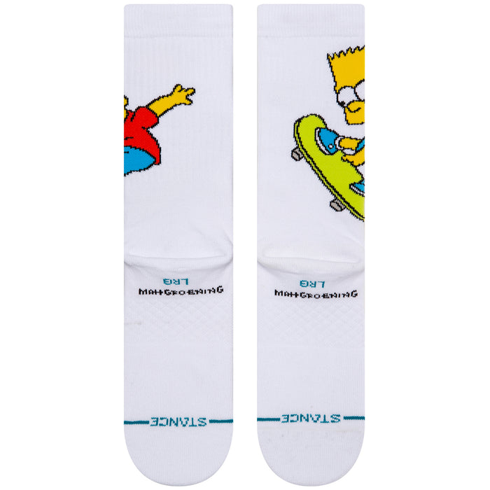 Stance Bart Simpson Socks White