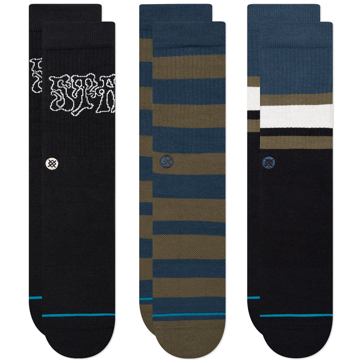 Stance Booster 3-Pack Socks Black