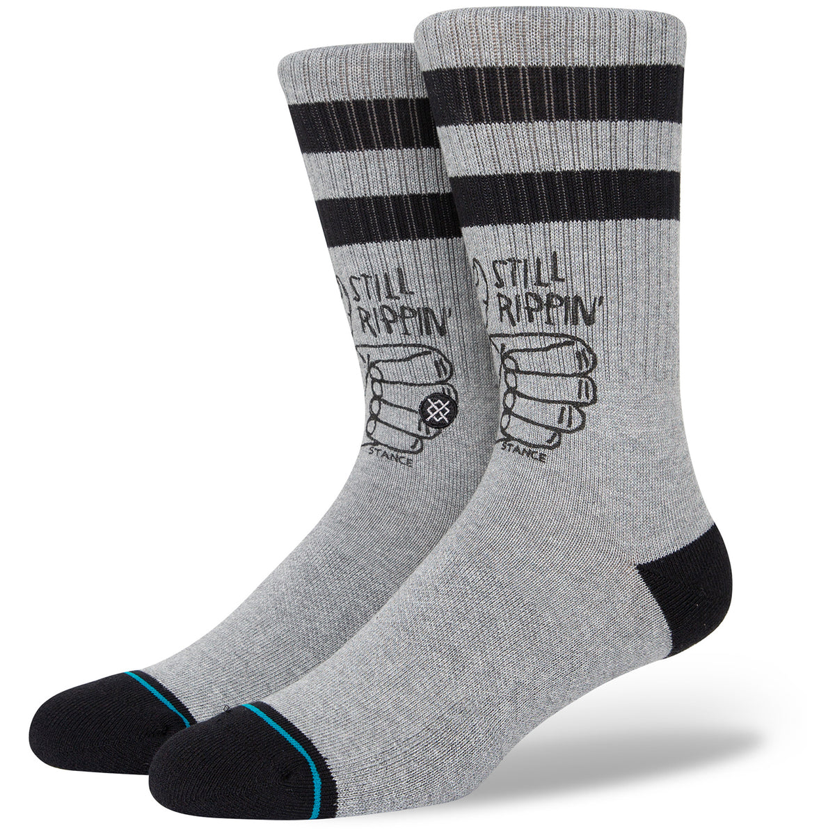 Stance Still Rippin Socks Grey