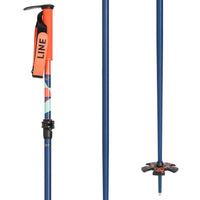 Line Skis Paintbrush Adjustable Ski Poles 2023 Navy Blue::Navy Blue