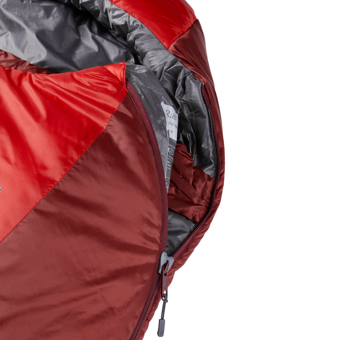 Rab® Solar Eco 3 Sleeping Bag - Women's Ascent Red