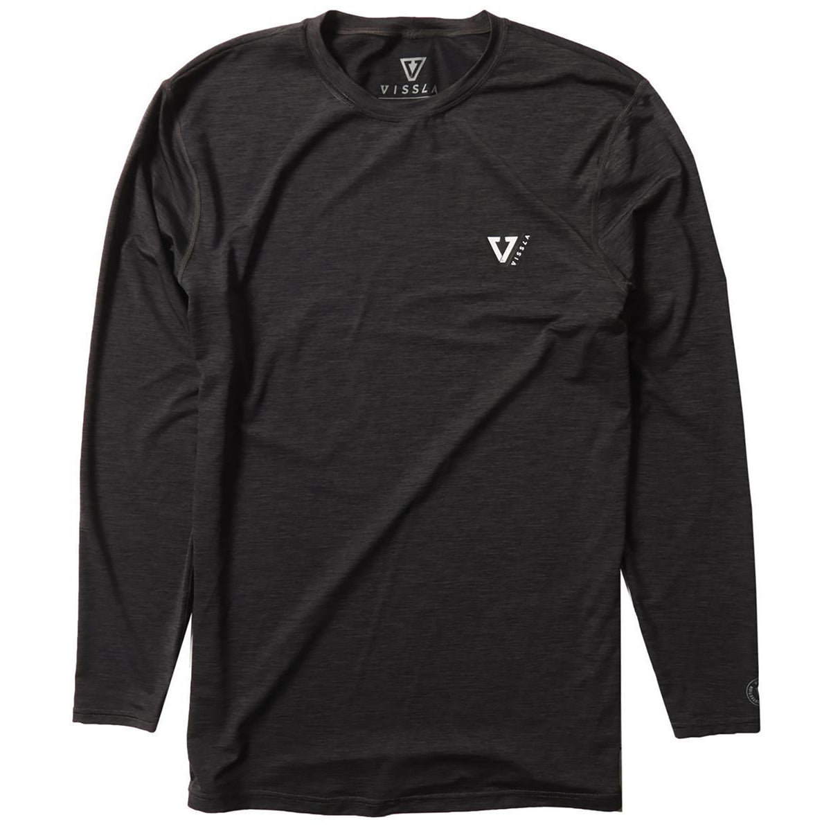 Vissla Twisted Eco Long Sleeve Surf Shirt Black Heather