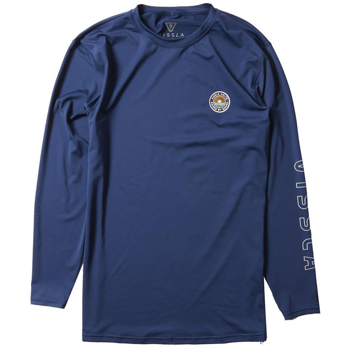 Vissla Easy Seas Eco Long Sleeve Surf Shirt - Boys' Naval