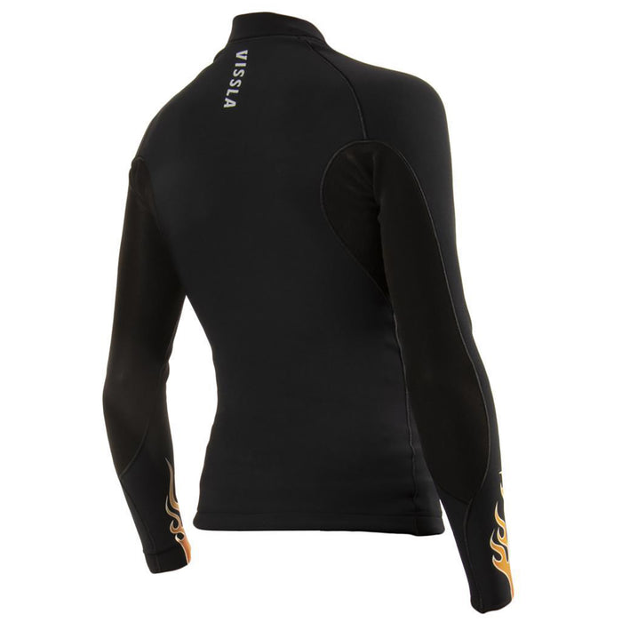 Vissla 1mm High Fire Long-Sleeve Jacket - Boys' Black