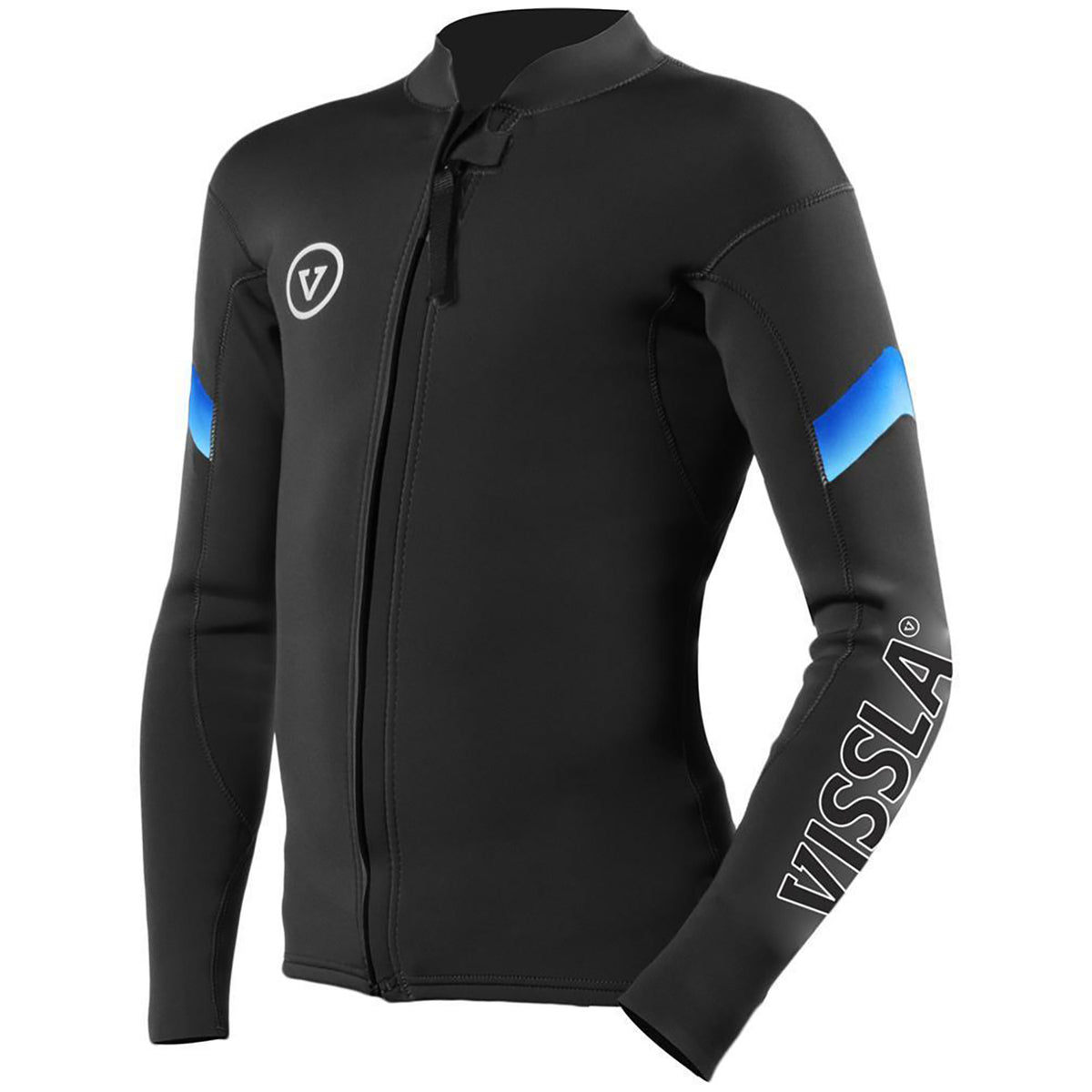 Vissla 2mm 7 Seas Raditude Front Zip Jacket - Boys' Black 2