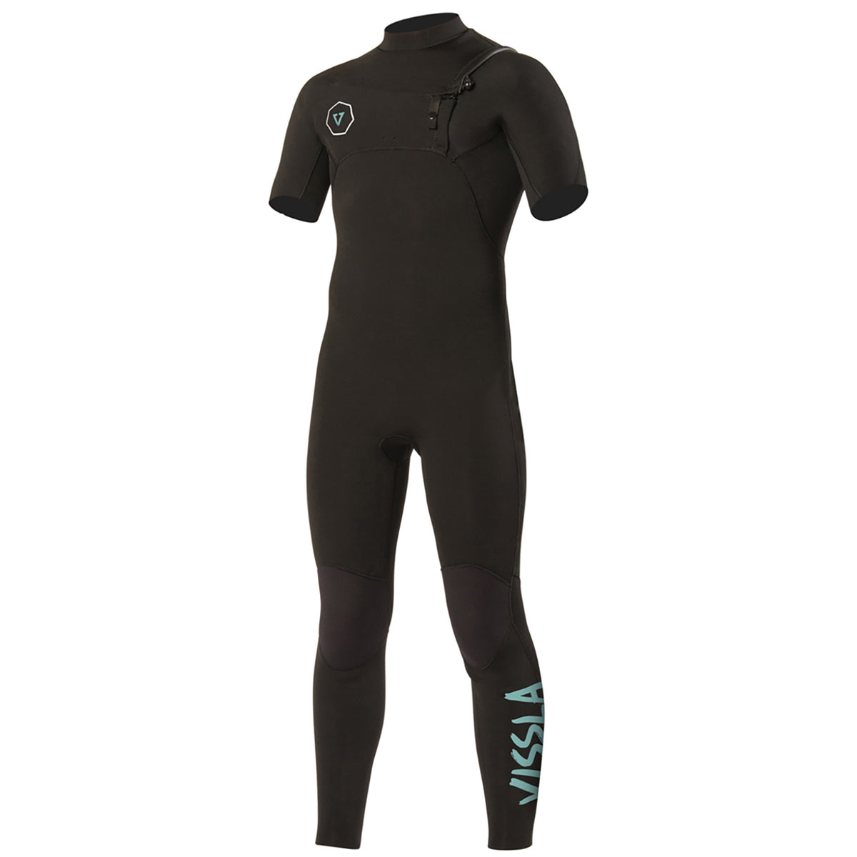Vissla 2/2 7 Seas Short Sleeve Spring Suit - Boys' Black