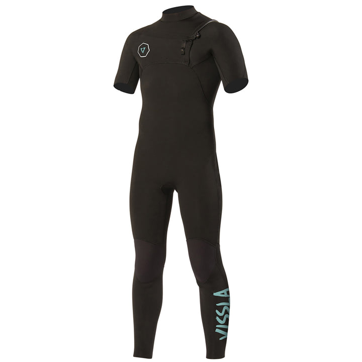Vissla 2/2 7 Seas Short Sleeve Spring Suit - Boys' Black