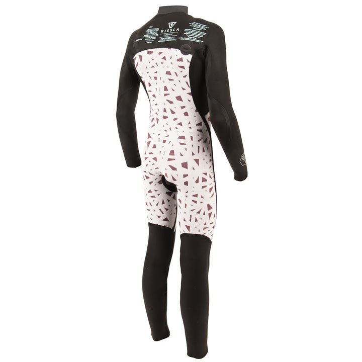 Vissla 3/2 High Seas Fire Chest Zip Wetsuit - Boys' Black