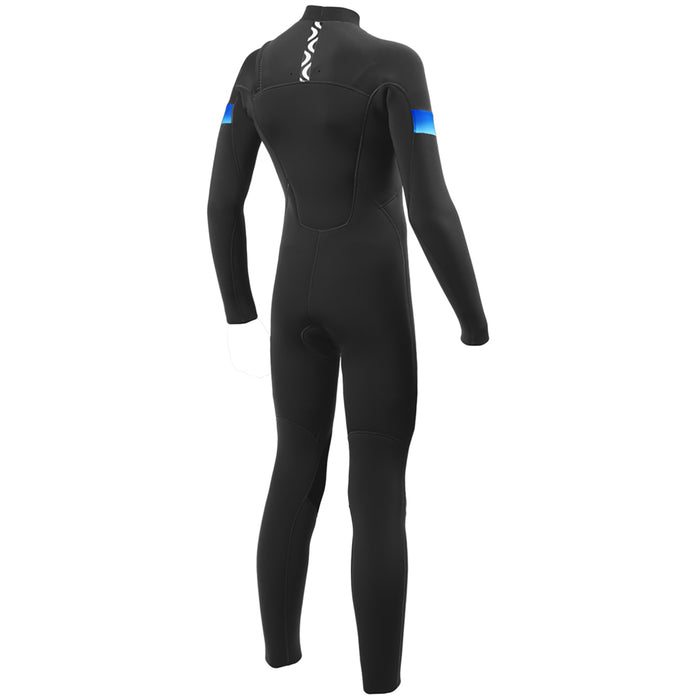 Vissla 4/3 7 Seas Raditude Chest Zip Wetsuit - Boys' Black 2