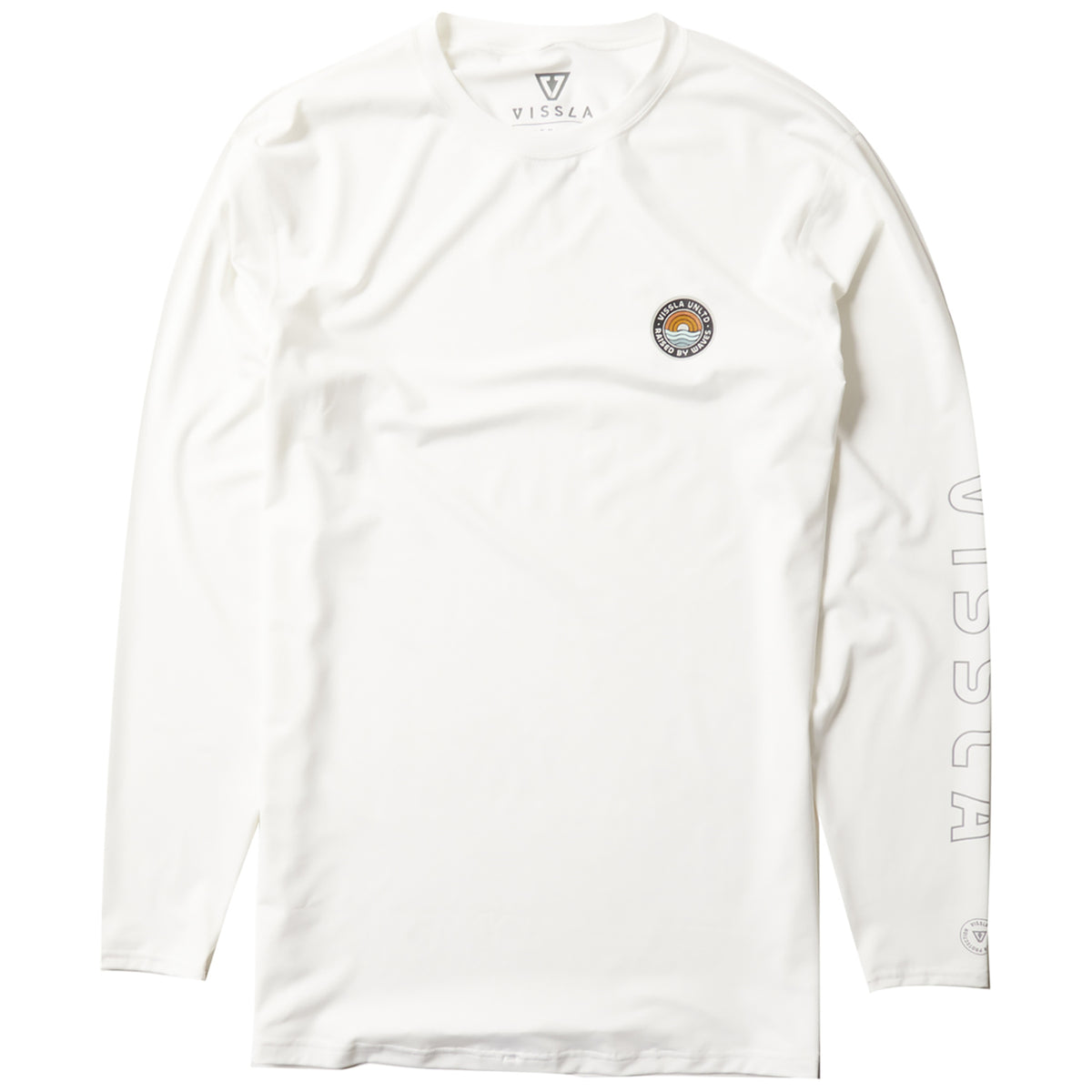 Vissla Easy Seas Eco Long Sleeve Surf Shirt White