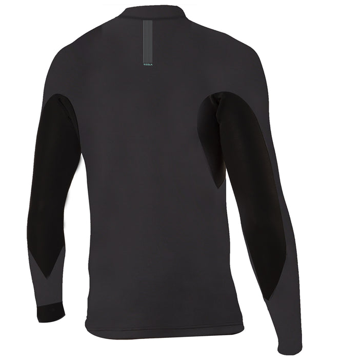 Vissla 2mm North Seas Front Zip Jacket Black
