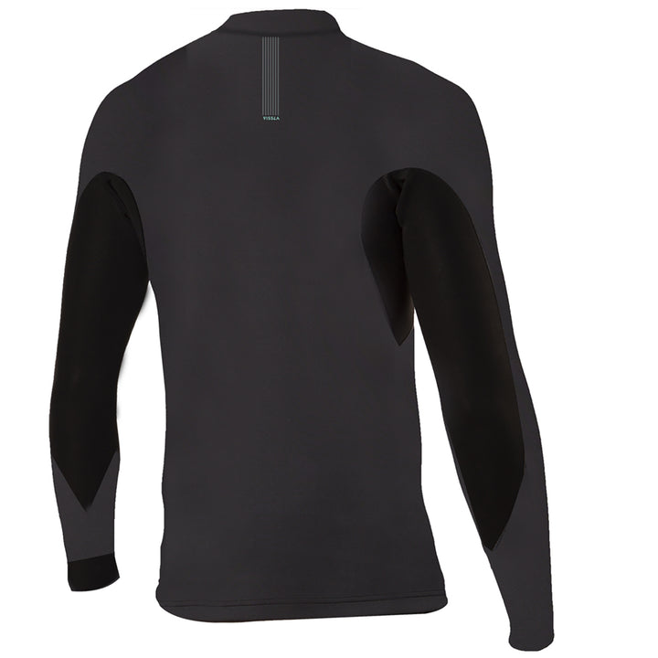 Vissla 2mm North Seas Front Zip Jacket Black