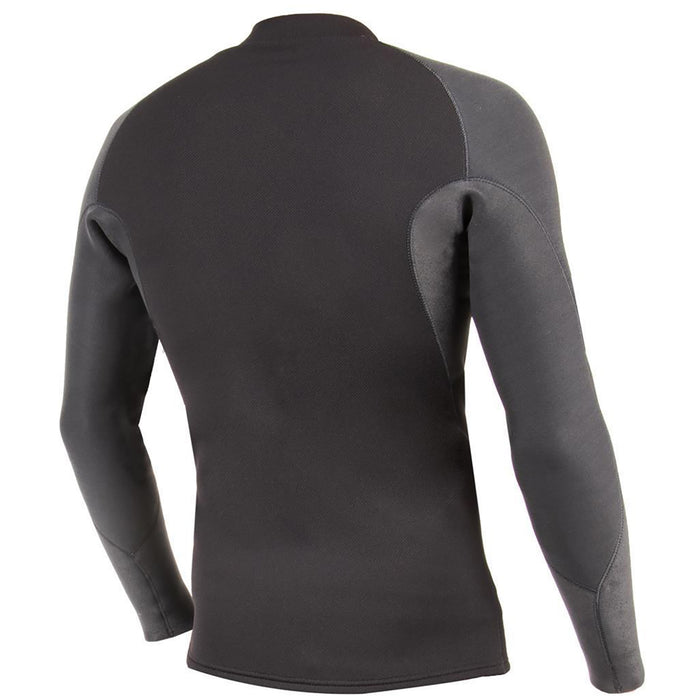 Vissla 2mm High Seas Front Zip Long-Sleeve Jacket Charcoal