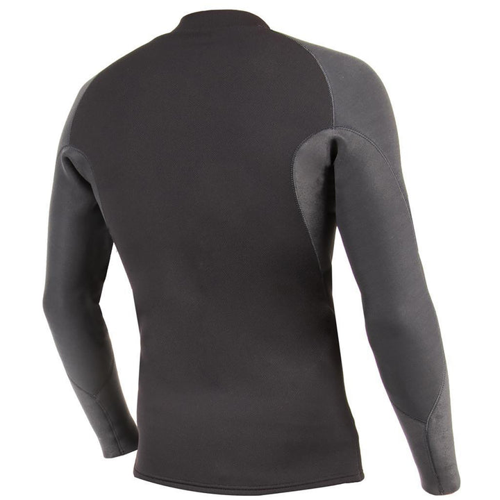 Vissla 2mm High Seas Front Zip Long-Sleeve Jacket Charcoal