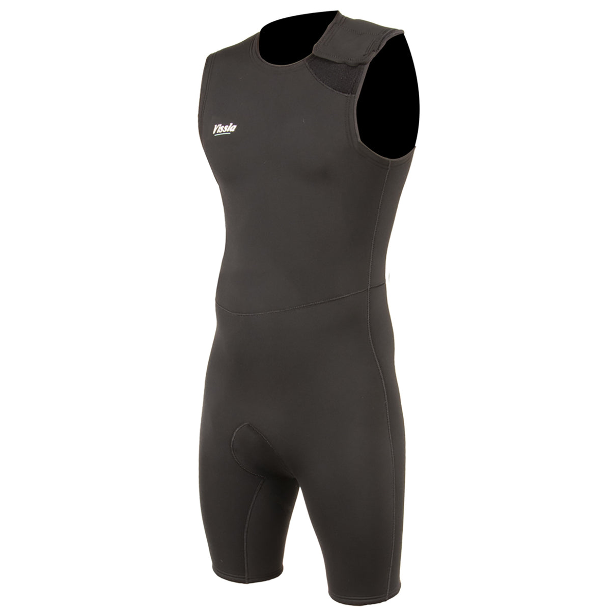 Vissla 2/2 7 Seas Short John Spring Suit Black