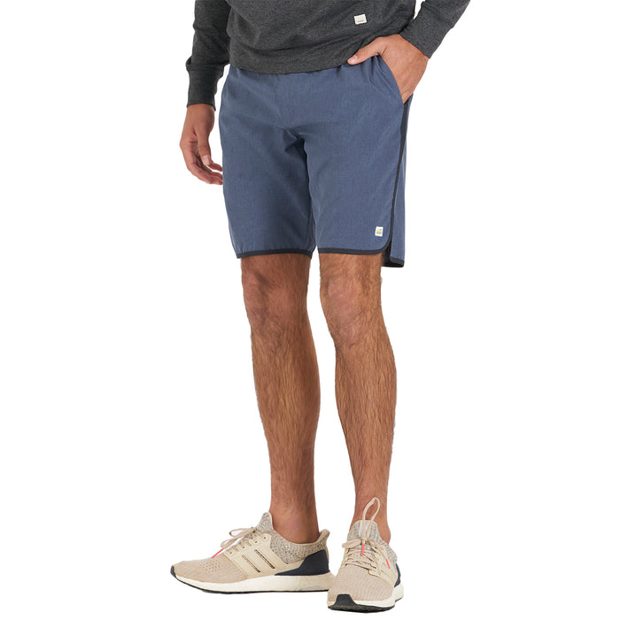 Vuori Banks Shorts - Men's Azure Linen Texture
