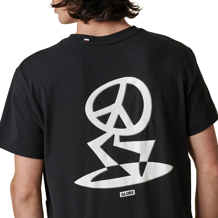 Globe Peace Man T-Shirt - Men's Black
