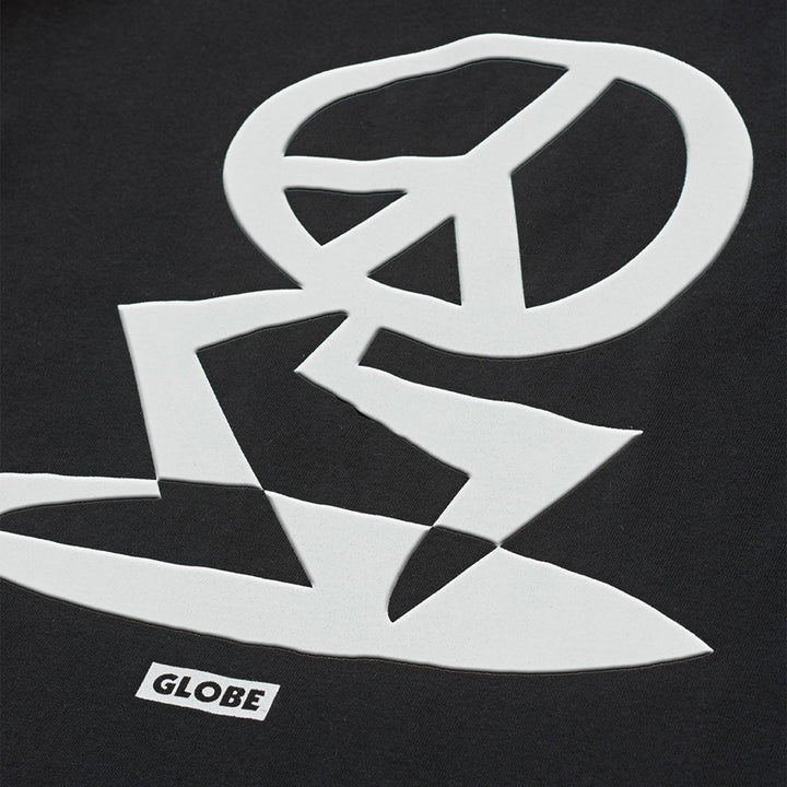 Globe Peace Man T-Shirt - Men's Black
