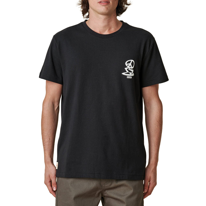 Globe Peace Man T-Shirt - Men's Black