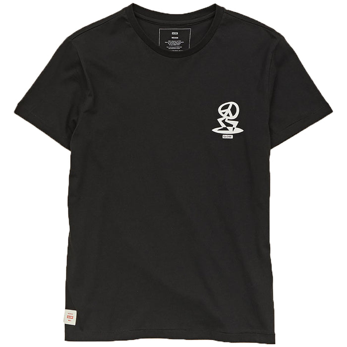 Globe Peace Man T-Shirt - Men's Black