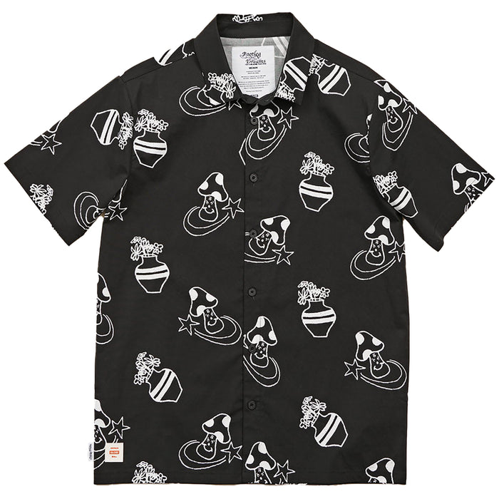 Globe Underground Holiday Short-Sleeve Shirt - Men's Black