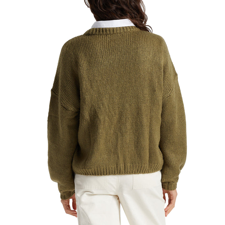 Brixton Sheffield Sweater - Women's Military Olive