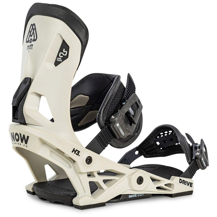 Now Drive Snowboard Bindings 2023 Light Gray